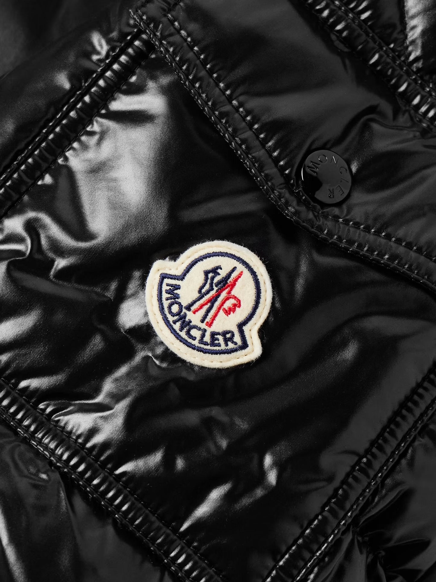 MONCLER
Maya Logo-Appliquéd Quilted Shell Hooded Down Jacket