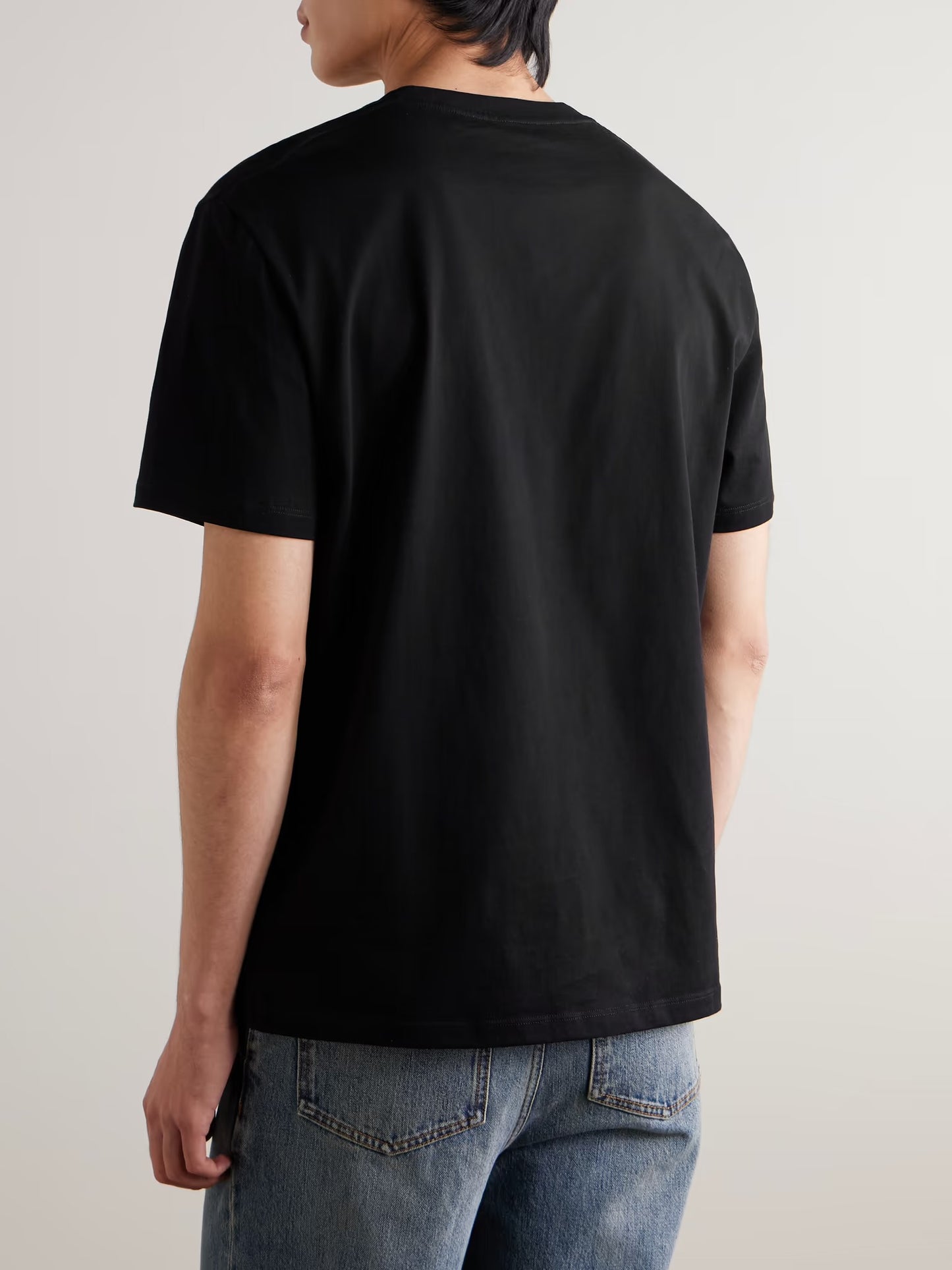 Loewe- Logo Embroidered Cotton- Jersey T-shirt