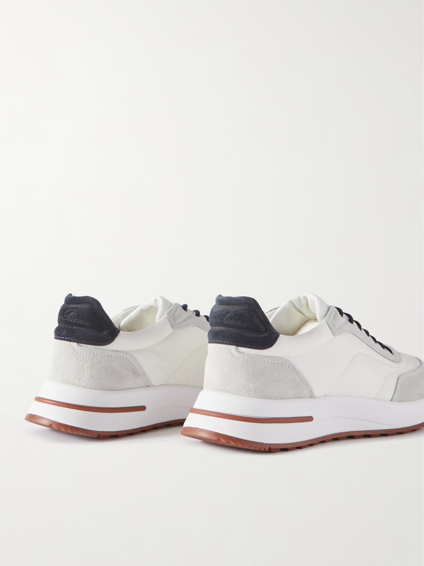 LORO PIANA
Weekend Walk Suede-Trimmed Shell Sneakers