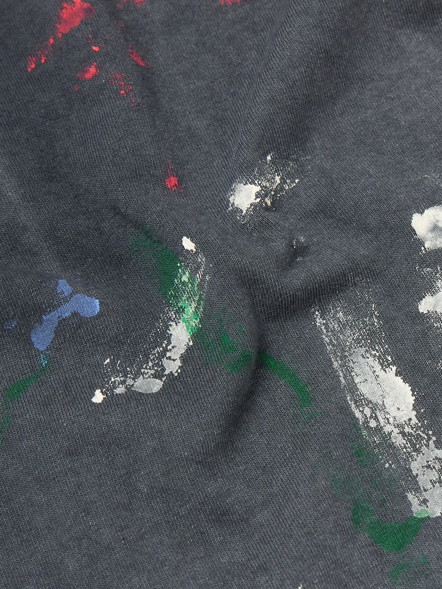 Gallery Dept. - Logo Print Paint Splattered Cotton Jersey T-shirt