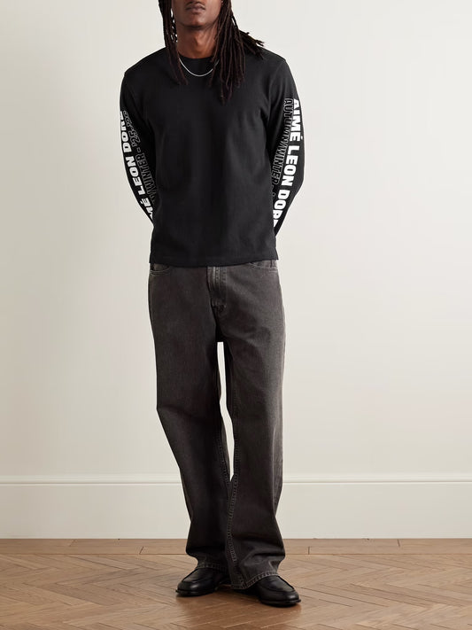 AIMÉ LEON DORE - Logo-Print Waffle-Knit Cotton T-Shirt
