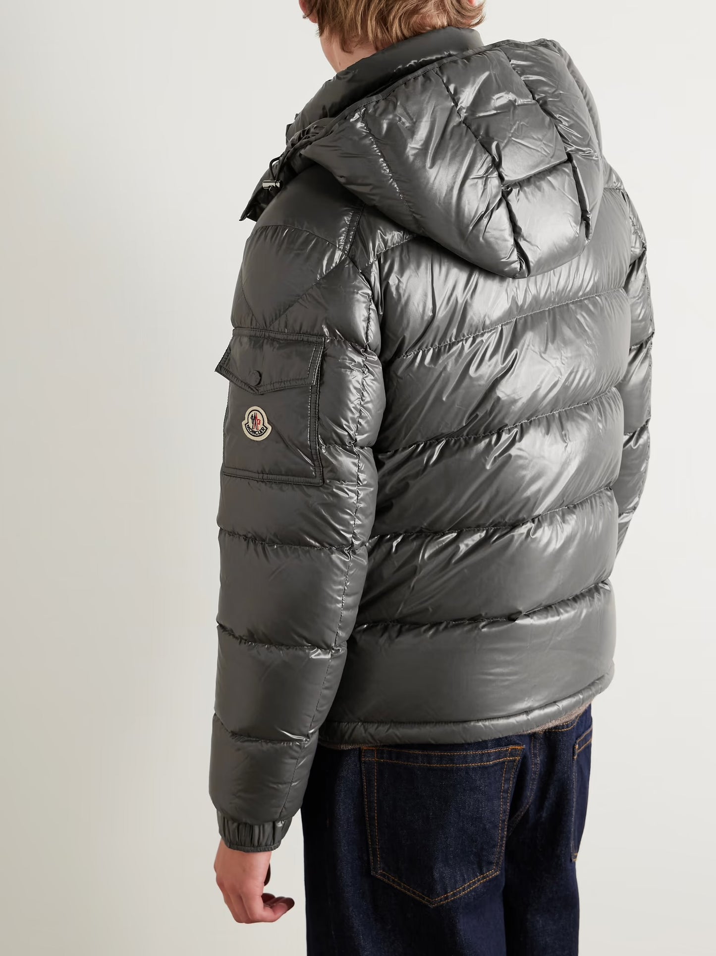 MONCLER
Maya Logo-Appliquéd Quilted Nylon Hooded Down Jacket