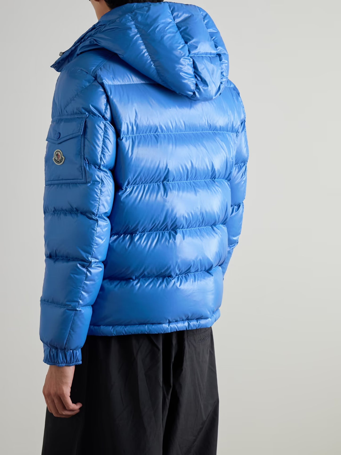 MONCLER
Maya Logo-Appliquéd Quilted Shell Hooded Down Jacket